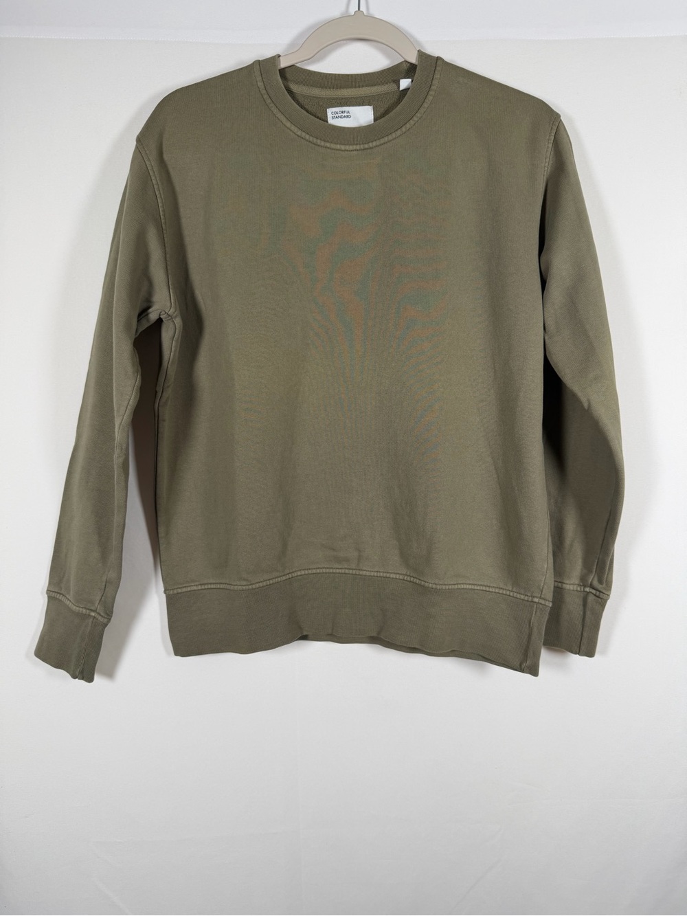 Colorful Standard Casual Olive Classic Organic Crewneck Sweatshirt Granola